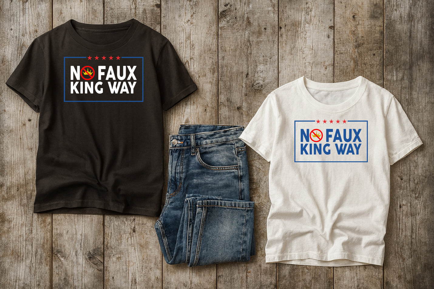 No FAUX KING Way T-Shirt